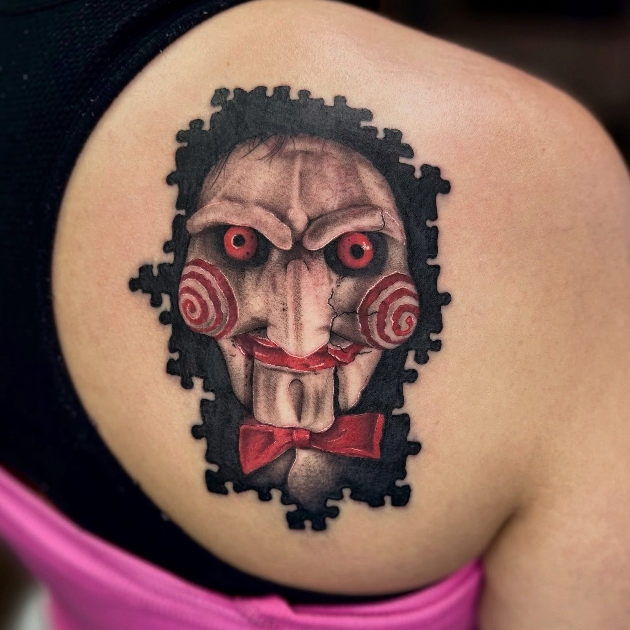 Black and grey tattoo Justin Solis Arkansas