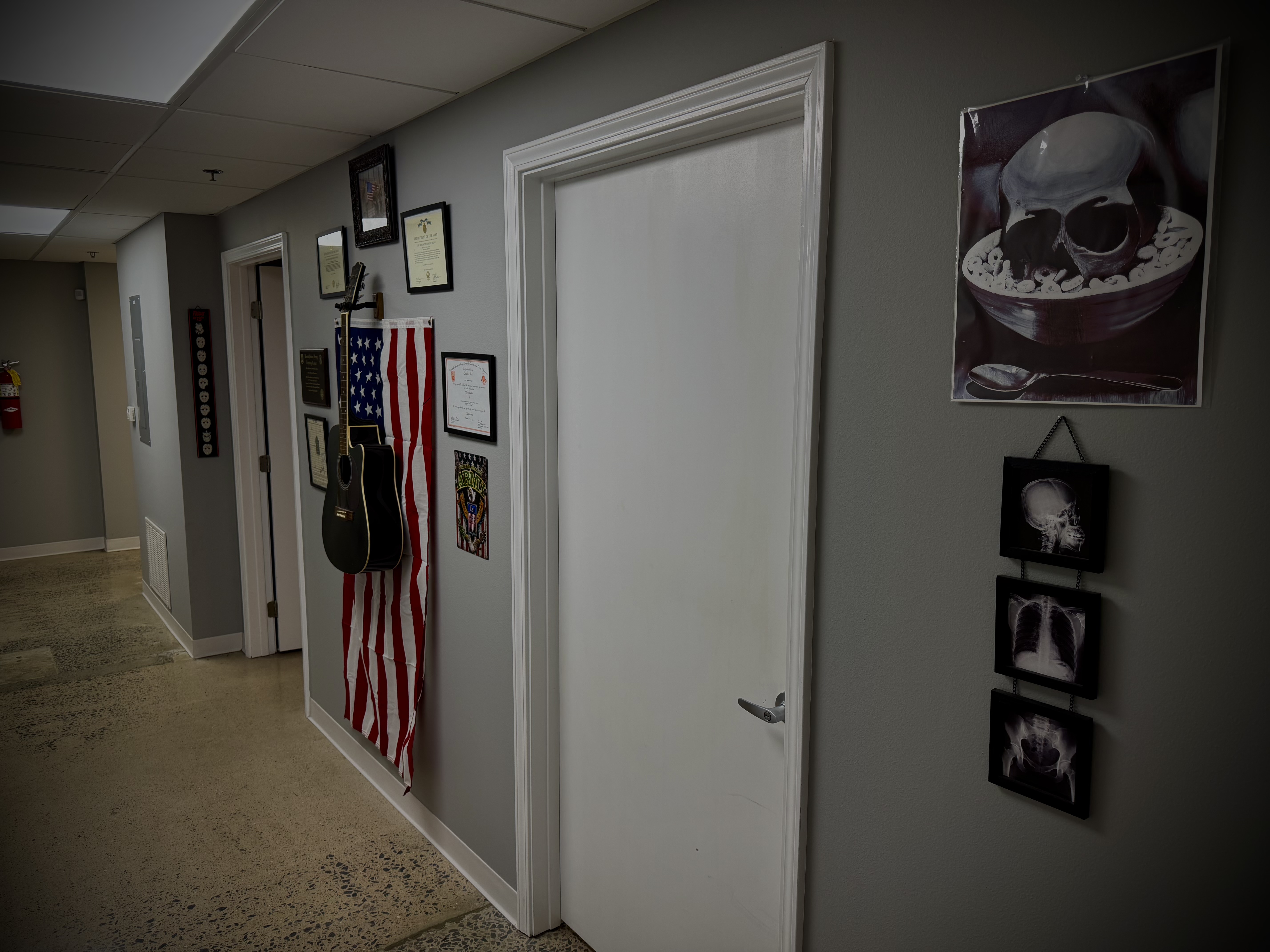 Professional ink organization and certificates at Apex Tattoo Conway